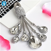 Car crystal keychain